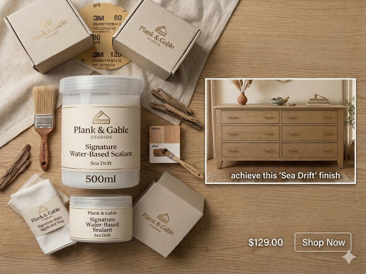 Signature Driftwood Wash System (Sea Drift). Pottery Barn
